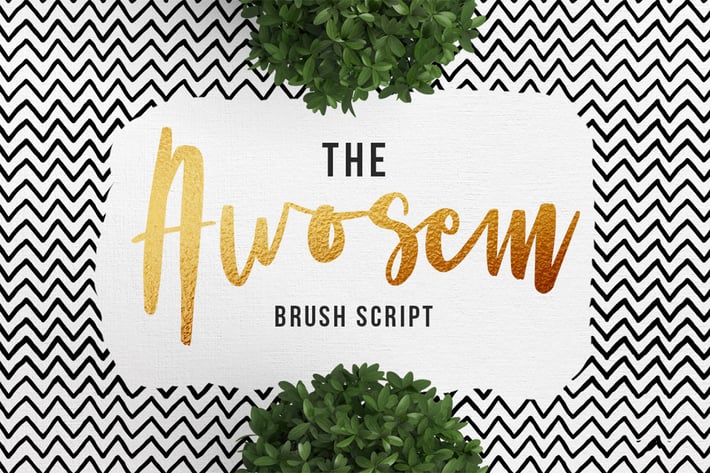 Awosem Typeface