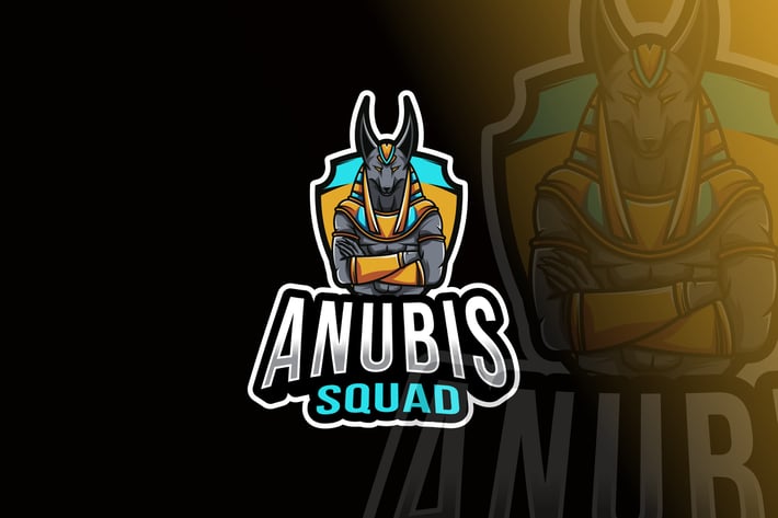 Anubis Squad Logo Template