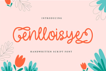 Enlloisye | Handwritten Script Font