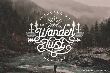 Riverfall Semi Rounded Textured Typeface