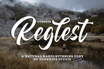 Reglest a Natural Handlettering Font
