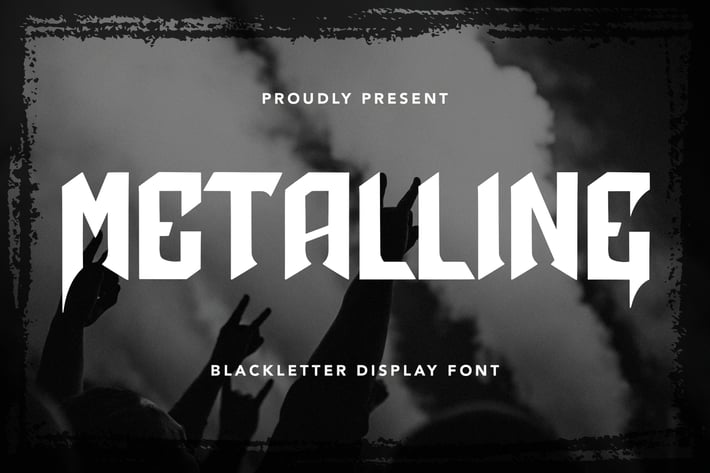 Metalline - Blackletter Display Font
