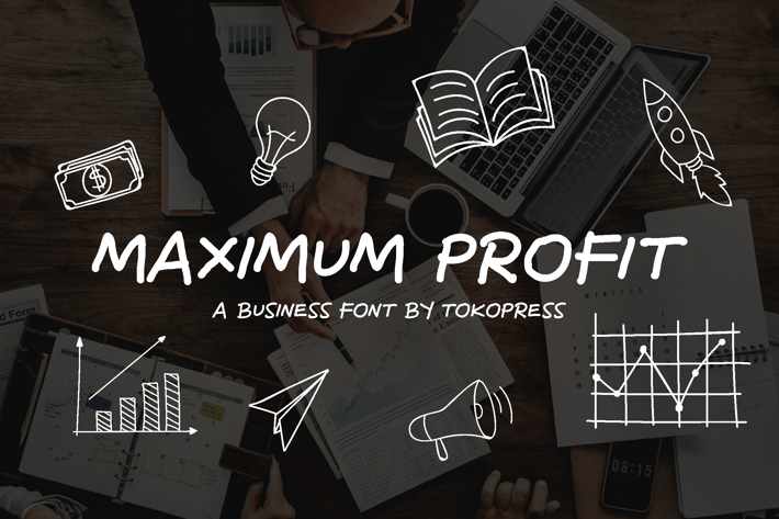 Maximum Profit - Business font