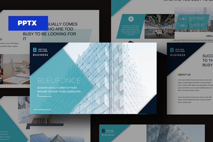 Bleufonce - Presentation Corporate PPT