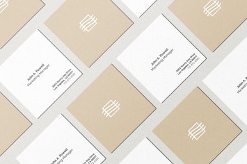 Square Card Mockup