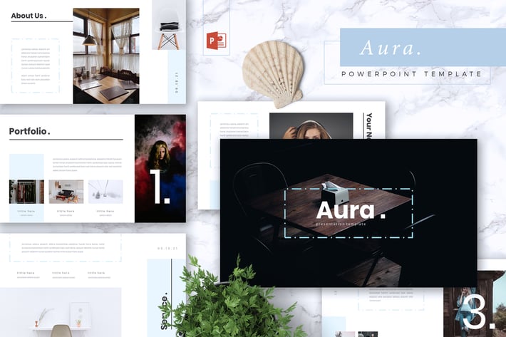 AURA - Creative Powerpoint Template