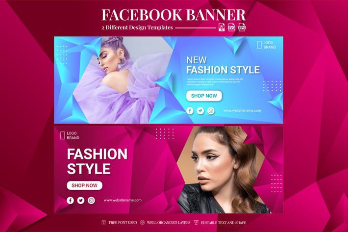 Facebook Banner - Fashion Style