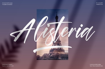 Alisteria Handwritten Font