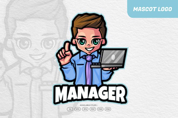 Office Manager Business Logo