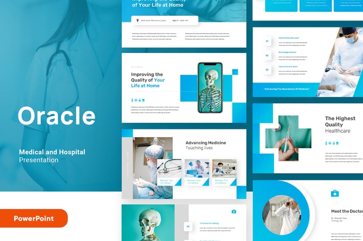 Oracle - Medical and Health Powerpoint Template