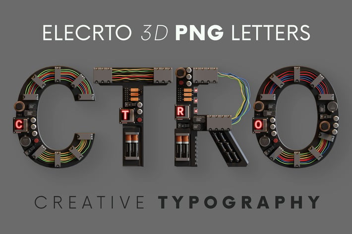 Electro - 3D Lettering