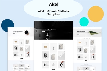 Akel - Minimal Portfolio Template 