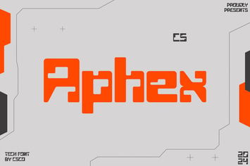 CS Aphex – Tech Font