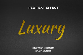 Paper luxury text effect
