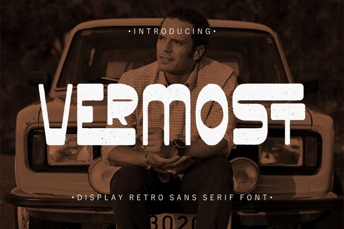 Vermost - Display Retro Sans Font