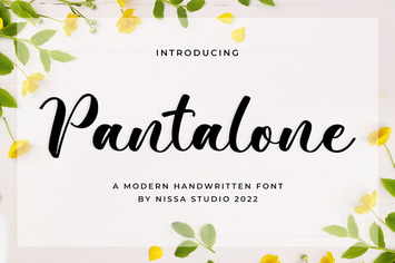 Pantalone - Bold Script