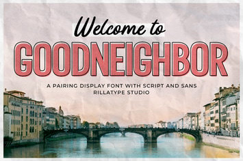 Goodneigbor - Vintage Font Duo