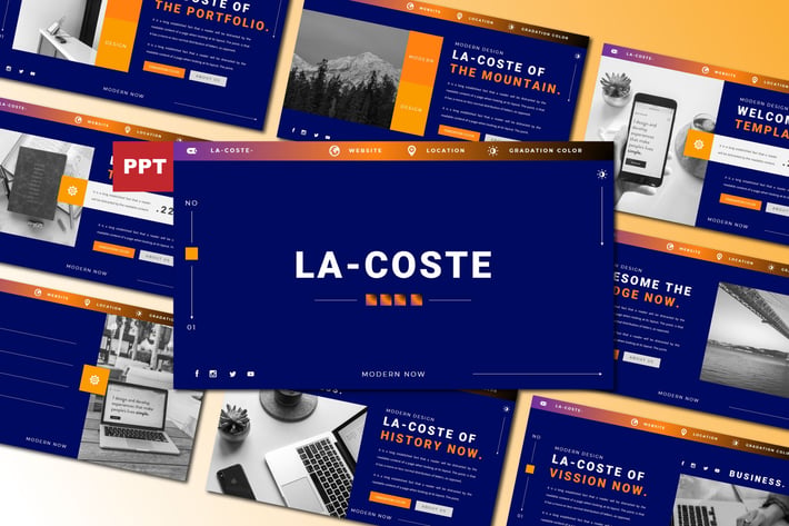 La Coste Powerpoint Template