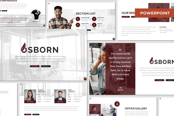 Osborn - Business Powepoint Template