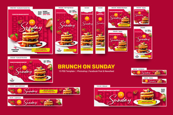 Brunch On Sunday Banners Ad