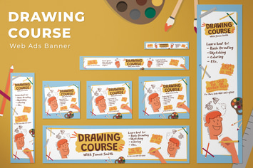 Web Ads Banners - Drawing Course