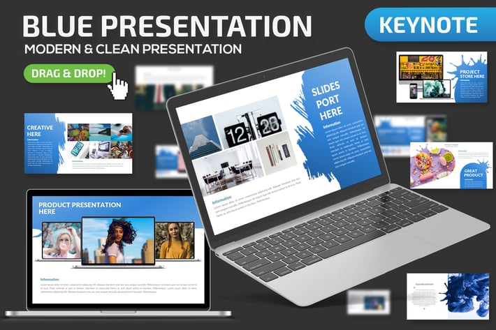 Blue Keynote Presentation