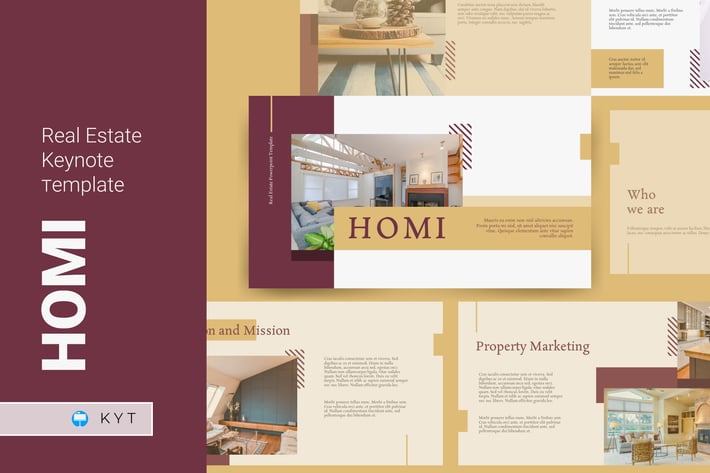 HOMI - Real Estate Keynote Template