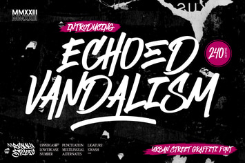 Echoed Vandalism - Urban Street Graffiti