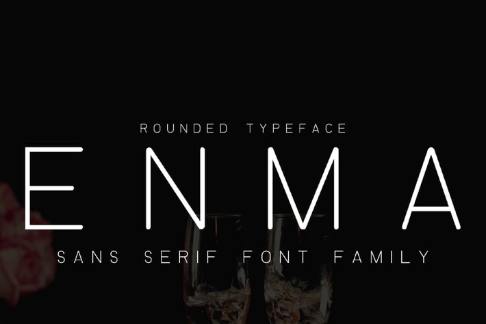 ENMA- Rounded Font