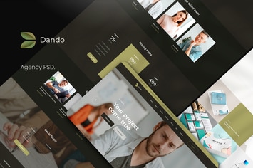 Dando Agency PSD Template