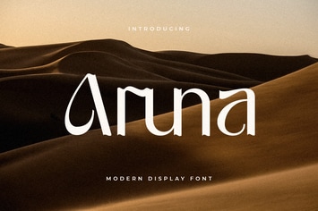 Aruna - Modern Display Font