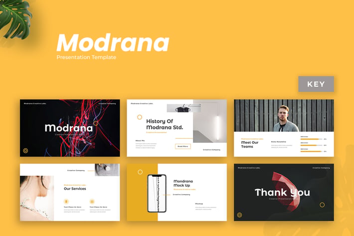 Modrana Creative Presentation Template