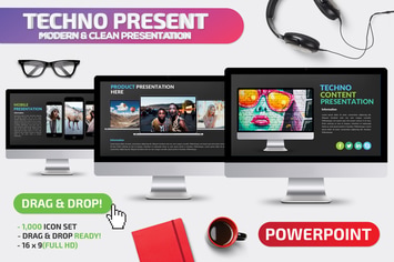 Techno Powerpoint Presentation Template