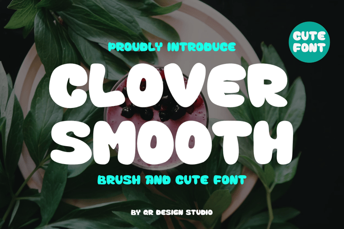 Clover Smooth - Bubble Fonts