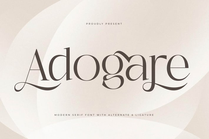 Adogare Modern Serif Font