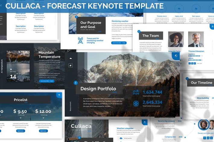 Cullaca - Forecast Keynote Template