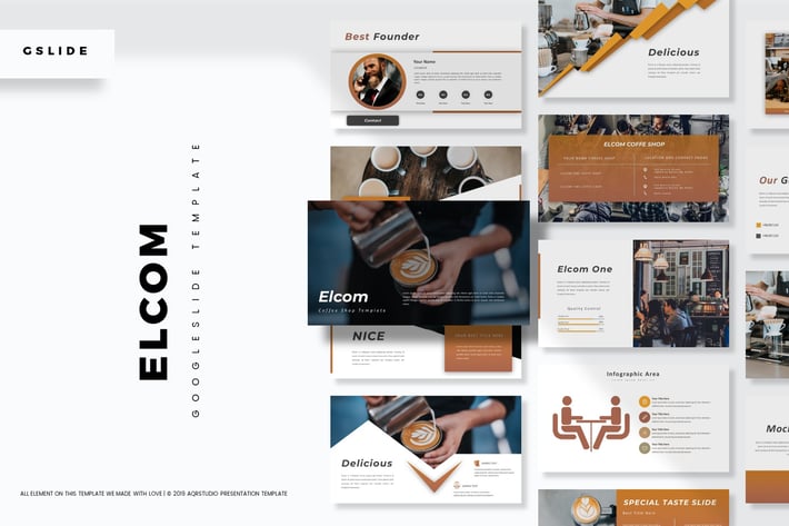 Elcom - Google Slide Template