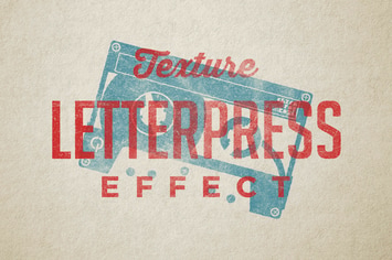 Vintage Letterpress Texture Effects
