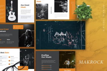 MAKROCK - Music Keynote Template