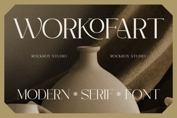 Workofart - Elegant Serif Font