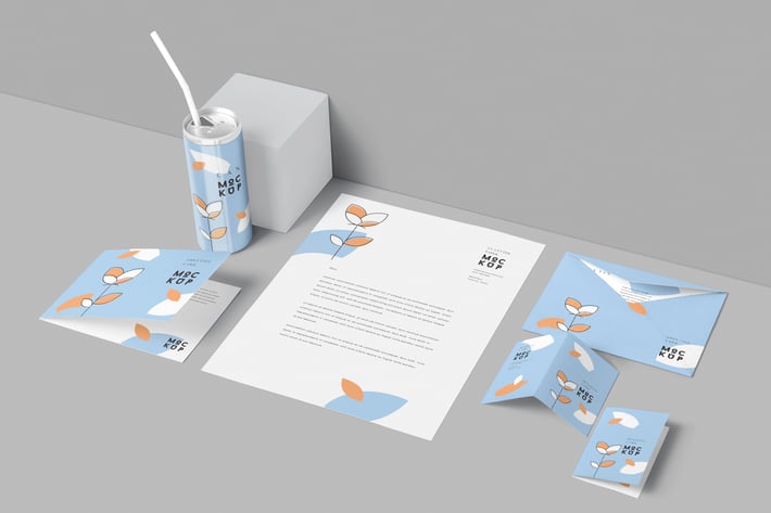 4 Stationery Mockup Scenes