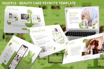 Shuffle - Beauty Care Keynote Template