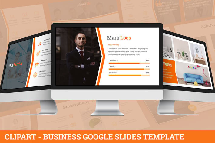 Clipart - Business Google Slides Template