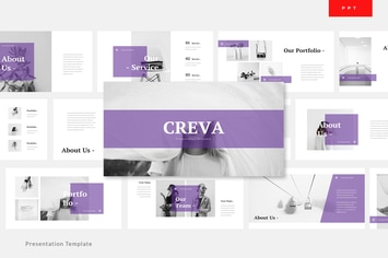 Creva - Creative Powerpoint Presentation Template