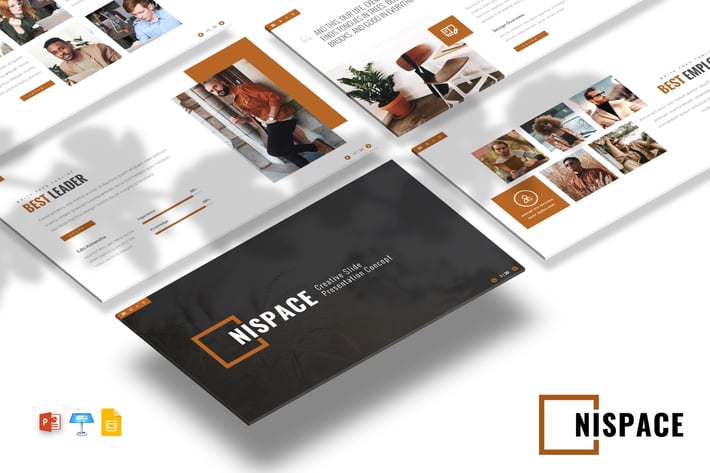 Nispace - Modern Business PPTX / GSlides / Key