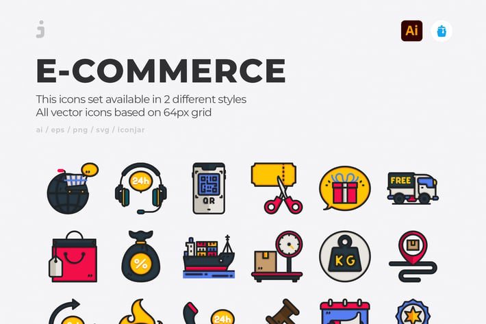 30 Ecommerce Icons