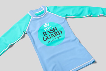 Boys Rash Guard Mockups