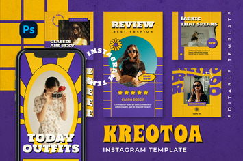 Kreotoa - Retro Instagram Stories and Post