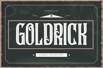 Goldrick | Classic Vintage Font