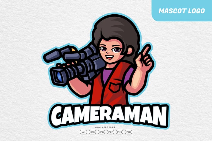 Movie Cameraman Logo